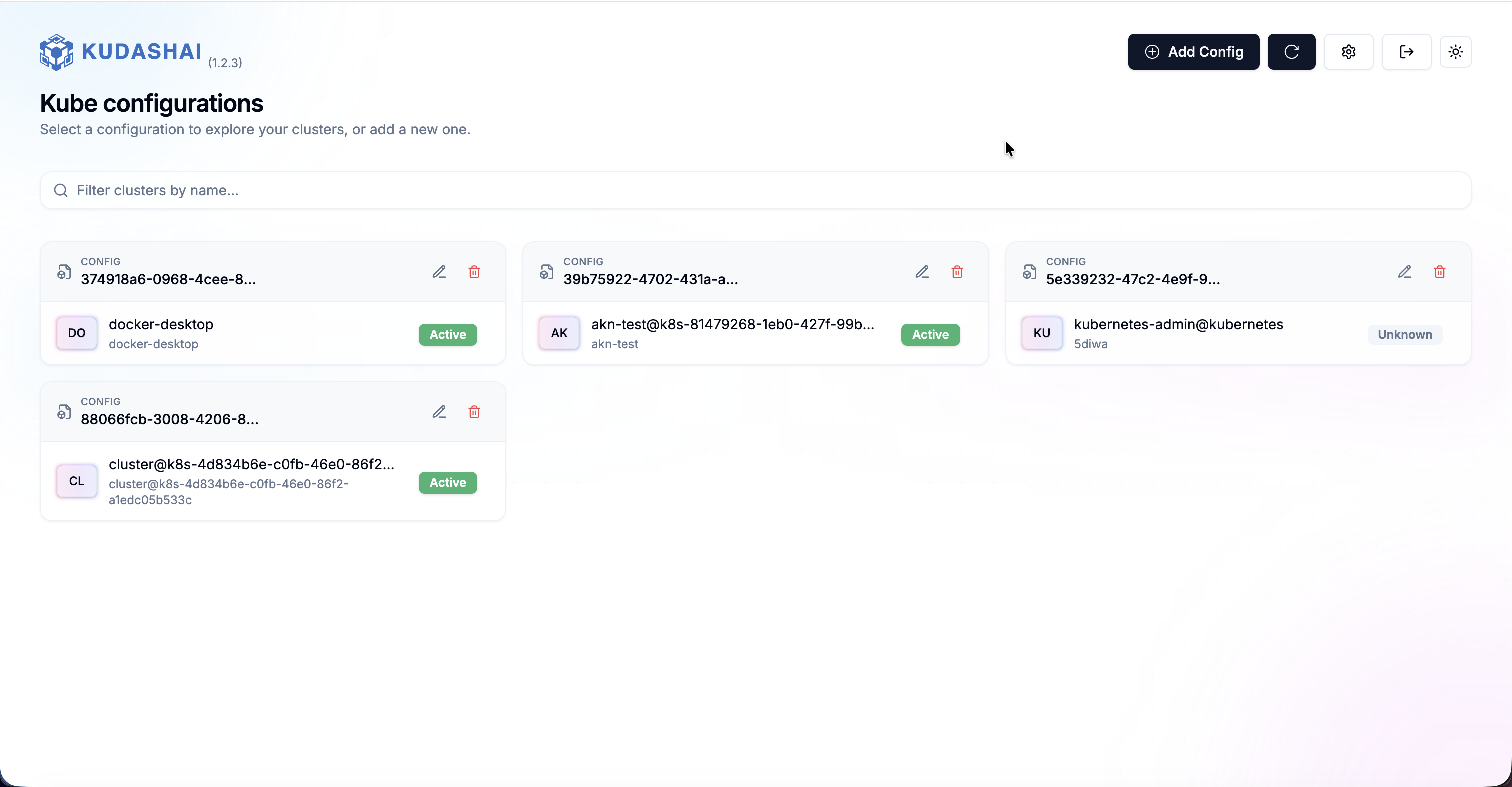 Cluster Overview Dashboard