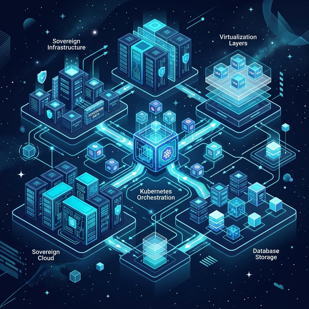Cloud Infrastructure Illustration